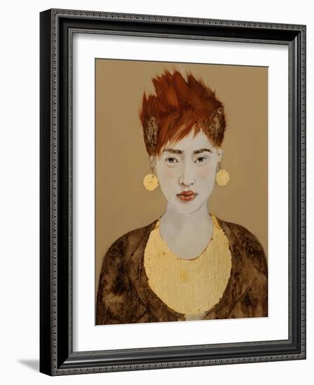 Korean Lady with Bronze Age Jewellery-Susan Adams-Framed Giclee Print