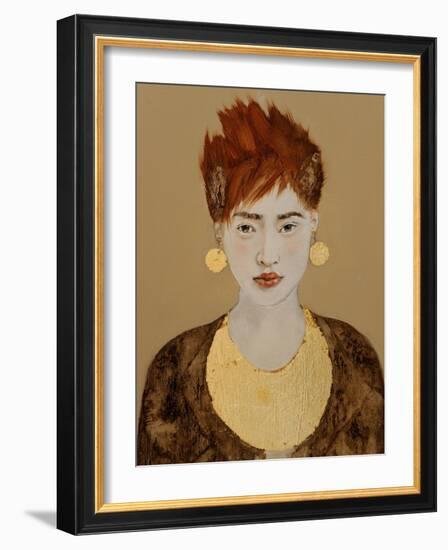 Korean Lady with Bronze Age Jewellery-Susan Adams-Framed Giclee Print