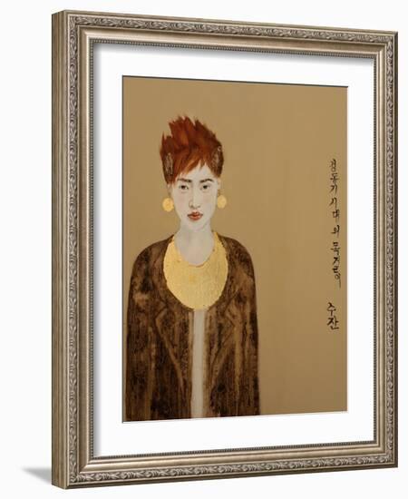 Korean Lady with Bronze Age Jewellery-Susan Adams-Framed Giclee Print