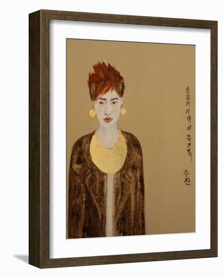 Korean Lady with Bronze Age Jewellery-Susan Adams-Framed Giclee Print