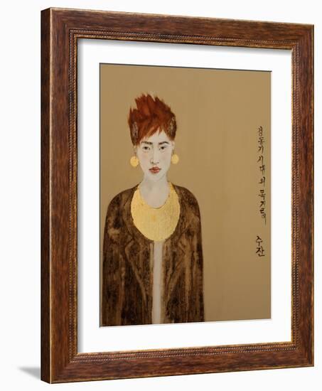 Korean Lady with Bronze Age Jewellery-Susan Adams-Framed Giclee Print