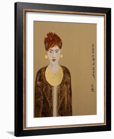 Korean Lady with Bronze Age Jewellery-Susan Adams-Framed Giclee Print