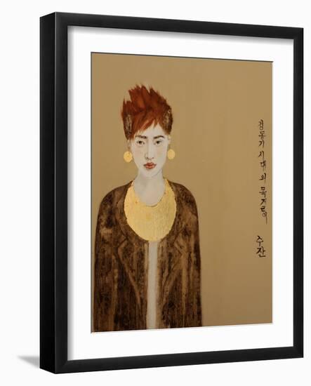Korean Lady with Bronze Age Jewellery-Susan Adams-Framed Giclee Print