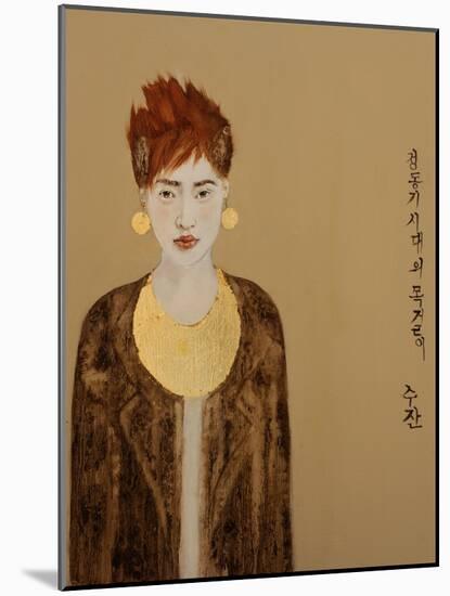 Korean Lady with Bronze Age Jewellery-Susan Adams-Mounted Giclee Print