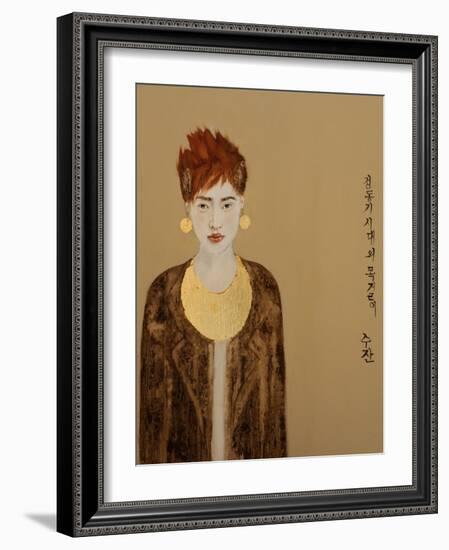 Korean Lady with Bronze Age Jewellery-Susan Adams-Framed Giclee Print