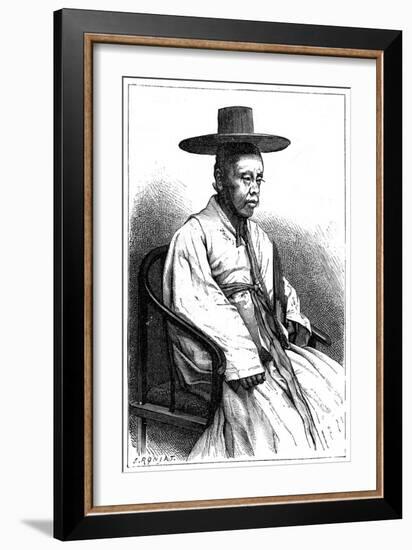 Korean Man, 19th Century-E Ronjat-Framed Giclee Print