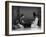 Korean Man and Woman Playing a Game Photograph - Korea-Lantern Press-Framed Art Print