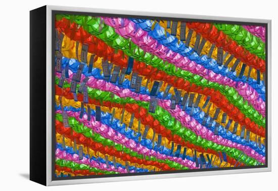 Korean Paper Lanterns-Jon Hicks-Framed Premier Image Canvas