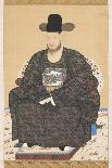 Portrait of a Scholar-Official in a Pink Robe, 19th century-Korean School-Giclee Print