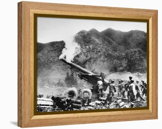 Korean War: Artillery-null-Framed Premier Image Canvas