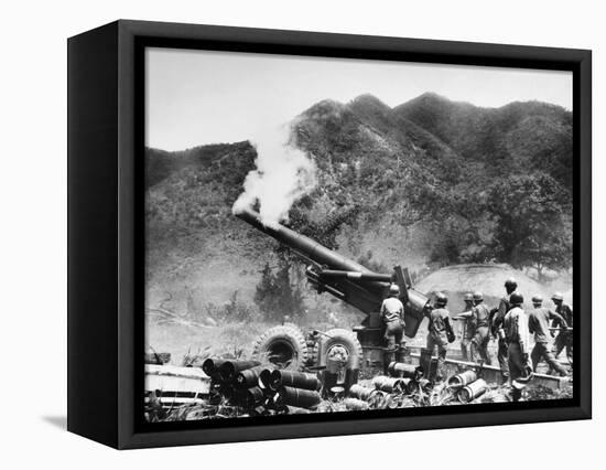 Korean War: Artillery-null-Framed Premier Image Canvas
