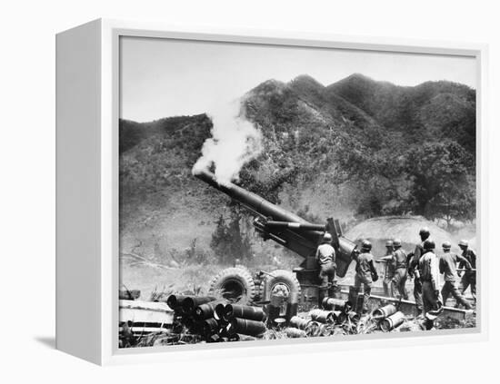 Korean War: Artillery-null-Framed Premier Image Canvas