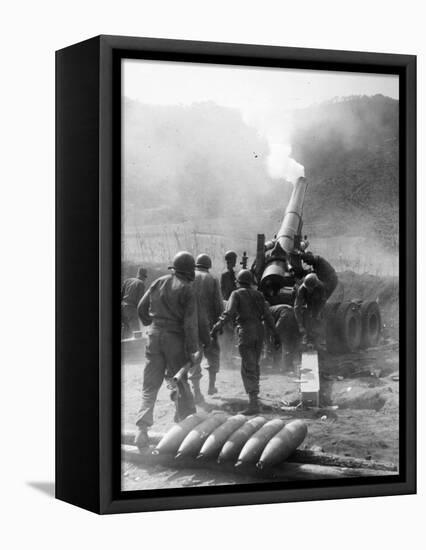 Korean War: Artillery-null-Framed Premier Image Canvas