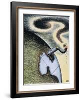 Korean War: Cartoon, 1950-Daniel R. Fitzpatrick-Framed Giclee Print