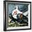 Korean War: Cartoon, 1950-Daniel R. Fitzpatrick-Framed Giclee Print