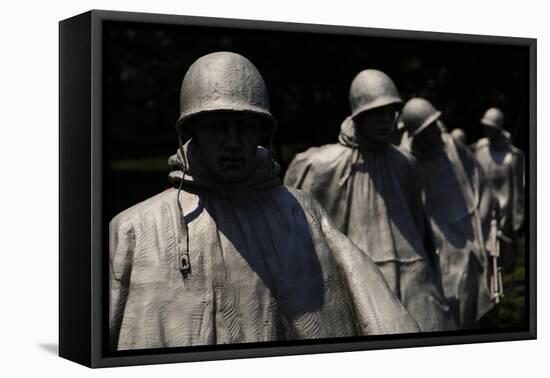 Korean War Veterans Memorial (1995). Washington D.C. United States-null-Framed Premier Image Canvas