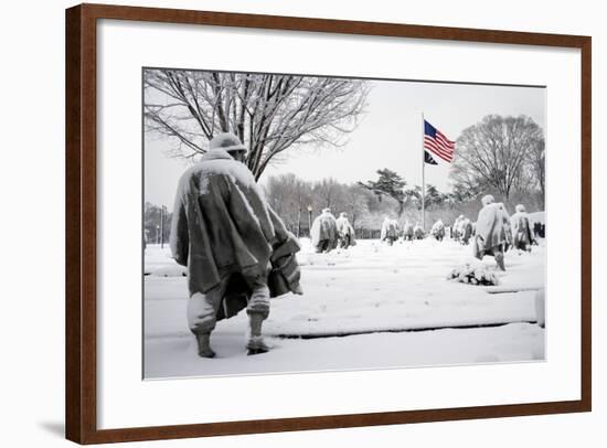 Korean War Veterans Memorial, Washington, D.C.-null-Framed Photo