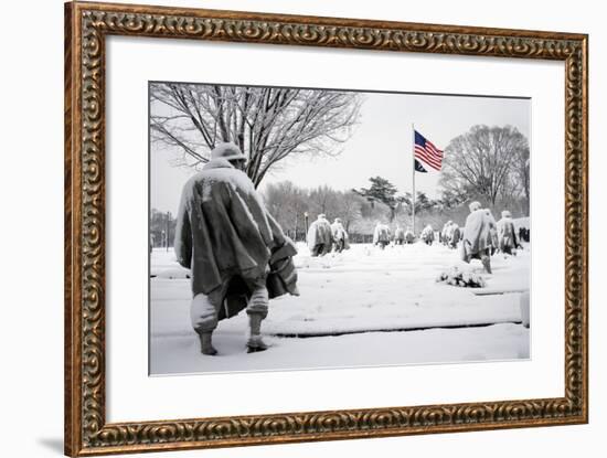 Korean War Veterans Memorial, Washington, D.C.-null-Framed Photo