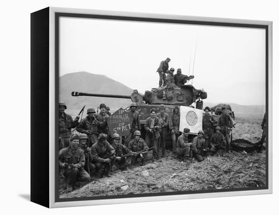 Korean War-Associated Press-Framed Premier Image Canvas