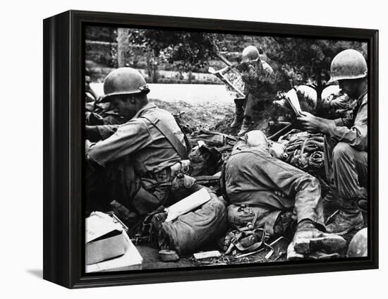 Korean War-Associated Press-Framed Premier Image Canvas