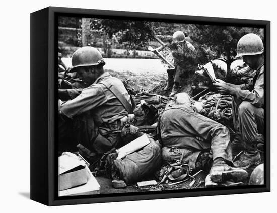 Korean War-Associated Press-Framed Premier Image Canvas