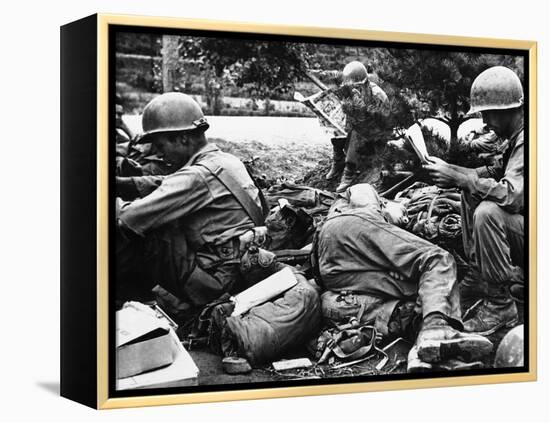 Korean War-Associated Press-Framed Premier Image Canvas
