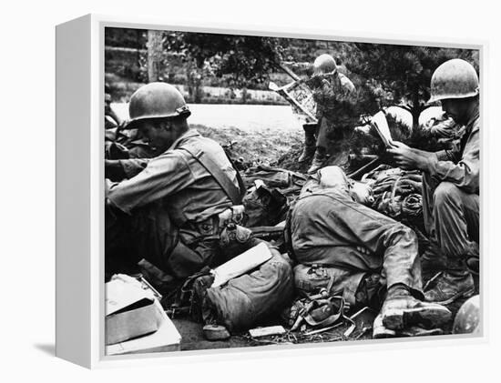 Korean War-Associated Press-Framed Premier Image Canvas