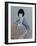 Korean Women with Tabby Cat, 2016, Detail-Susan Adams-Framed Giclee Print