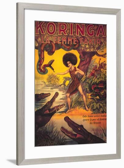 Koringa, La Femme Fakir-null-Framed Art Print