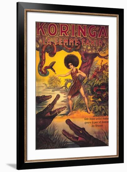 Koringa, La Femme Fakir-null-Framed Art Print