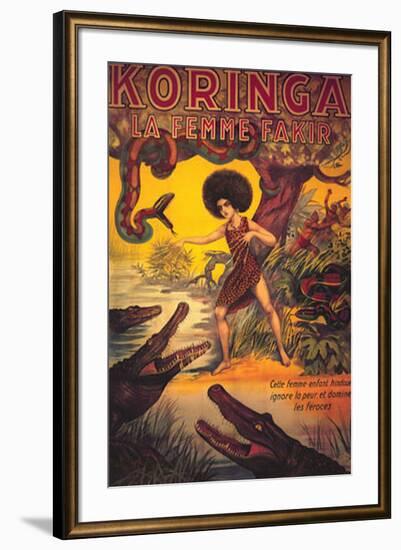 Koringa, La Femme Fakir-null-Framed Art Print