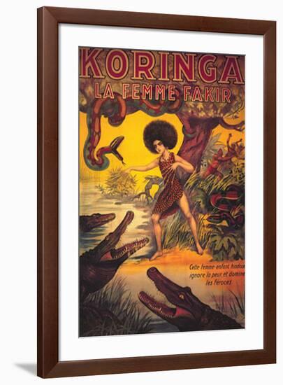 Koringa, La Femme Fakir-null-Framed Art Print