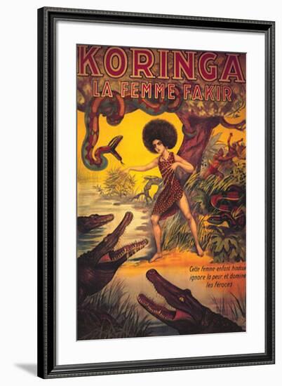 Koringa, La Femme Fakir-null-Framed Art Print