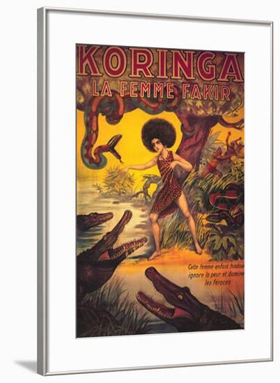 Koringa, La Femme Fakir-null-Framed Art Print