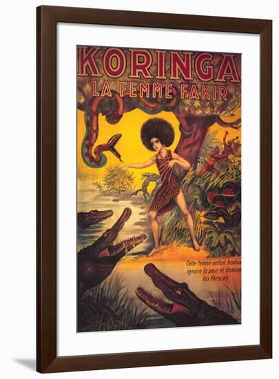 Koringa, La Femme Fakir-null-Framed Art Print