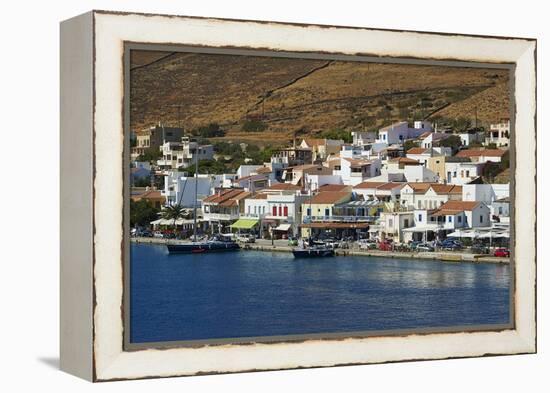 Korissia Harbour, Kea Island, Cyclades, Greek Islands, Greece, Europe-Tuul-Framed Premier Image Canvas