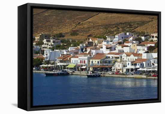 Korissia Harbour, Kea Island, Cyclades, Greek Islands, Greece, Europe-Tuul-Framed Premier Image Canvas