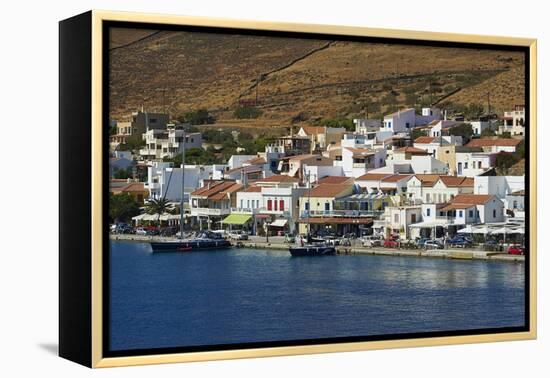 Korissia Harbour, Kea Island, Cyclades, Greek Islands, Greece, Europe-Tuul-Framed Premier Image Canvas