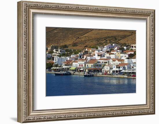 Korissia Harbour, Kea Island, Cyclades, Greek Islands, Greece, Europe-Tuul-Framed Photographic Print