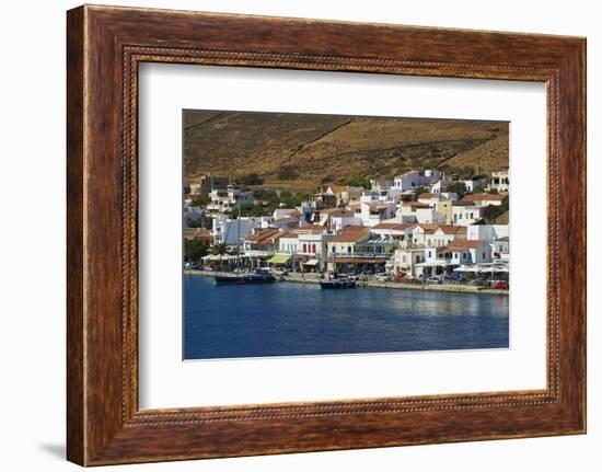 Korissia Harbour, Kea Island, Cyclades, Greek Islands, Greece, Europe-Tuul-Framed Photographic Print