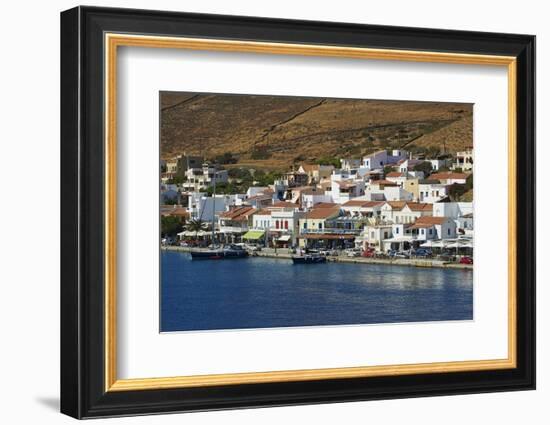 Korissia Harbour, Kea Island, Cyclades, Greek Islands, Greece, Europe-Tuul-Framed Photographic Print