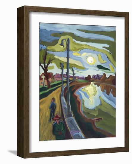 Koros-Bank Evenings, 2008-Marta Martonfi-Benke-Framed Giclee Print