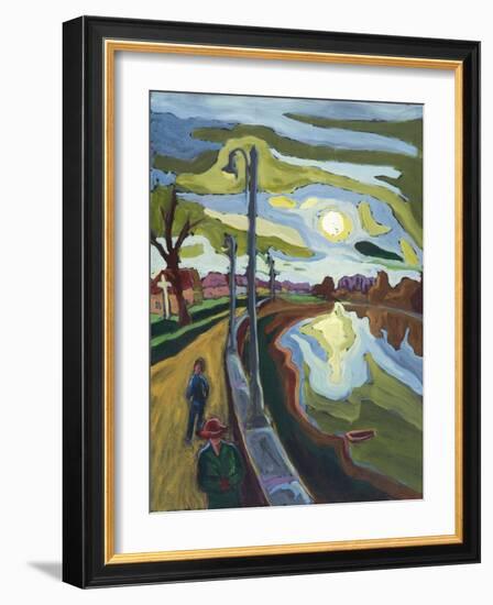 Koros-Bank Evenings, 2008-Marta Martonfi-Benke-Framed Giclee Print