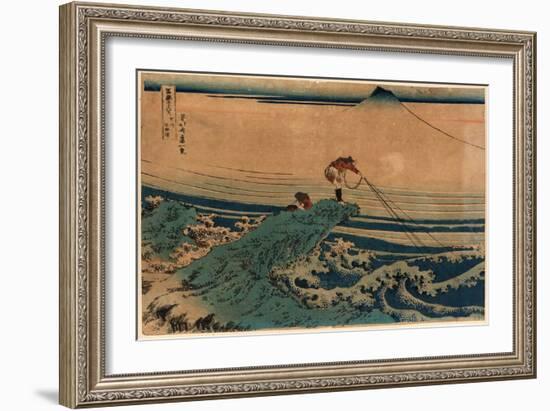 Koshu Kajikazawa-Katsushika Hokusai-Framed Giclee Print