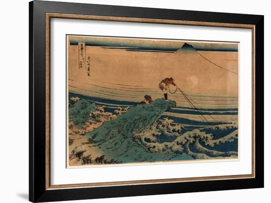 Koshu Kajikazawa-Katsushika Hokusai-Framed Giclee Print