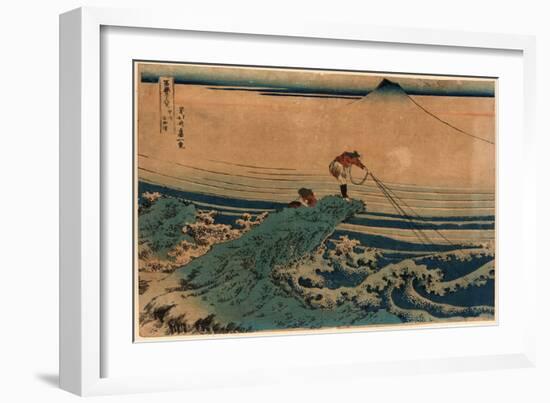 Koshu Kajikazawa-Katsushika Hokusai-Framed Giclee Print