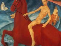 Bathing of the Red Horse, 1912-Kosjma Ssergej Petroff-Wodkin-Giclee Print