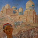 Shah-I-Zinda in Samarkand, 1921-Kosjma Ssergej Petroff-Wodkin-Giclee Print