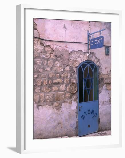 Kosov Synagogue in Tsfat, Israel-Jerry Ginsberg-Framed Photographic Print