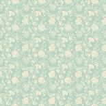 Seamless Abstract Floral Pattern Background-kostins-Art Print